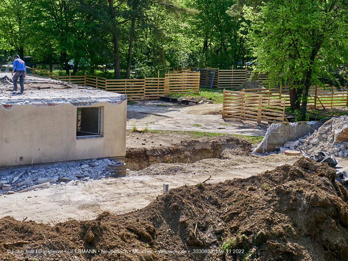 11.05.2022 - Baustelle am Haus für Kinder in Neuperlach
